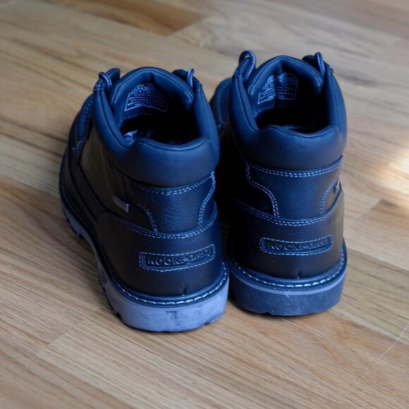 Rockport NEW Waterproof Adiprene Slip-Resistant GB MOC Black Boot 9.5M A13045 - Picture 4 of 11